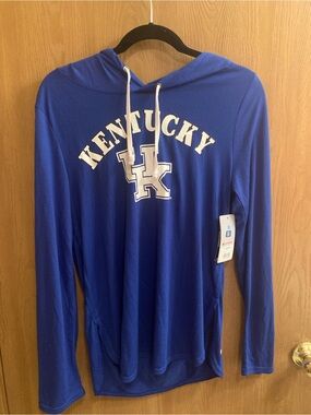 Colosseum Women's Kentucky Wildcats Hooded Long Sleeve Tshirt